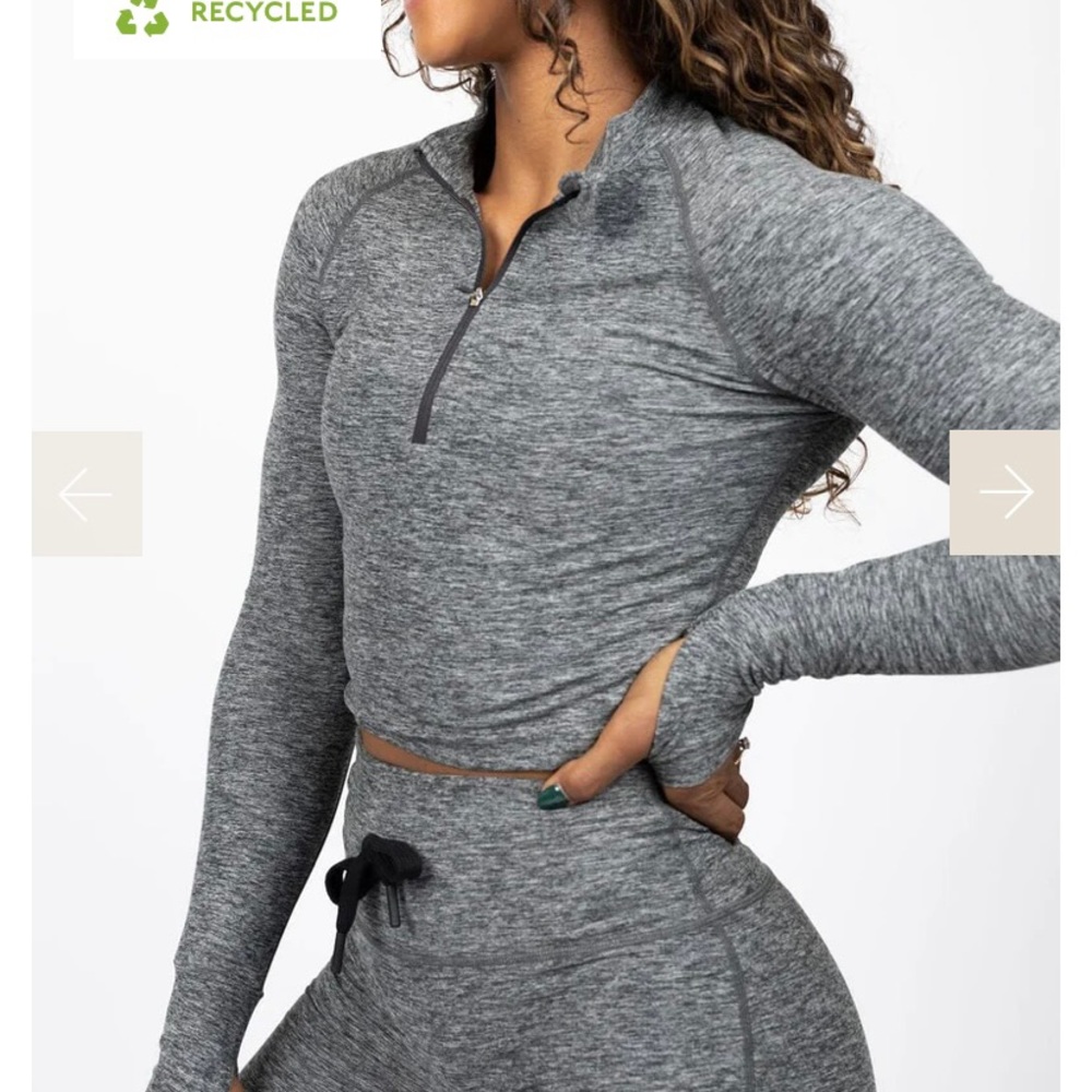 Paragon TexForm Quarter Zip Black Heather